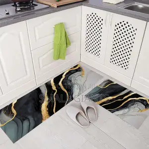 Non Slip Cushion Kitchen or Bathroom Mat Set