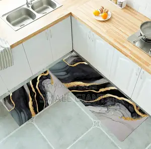 Non Slip Cushion Kitchen or Bathroom Mat Set