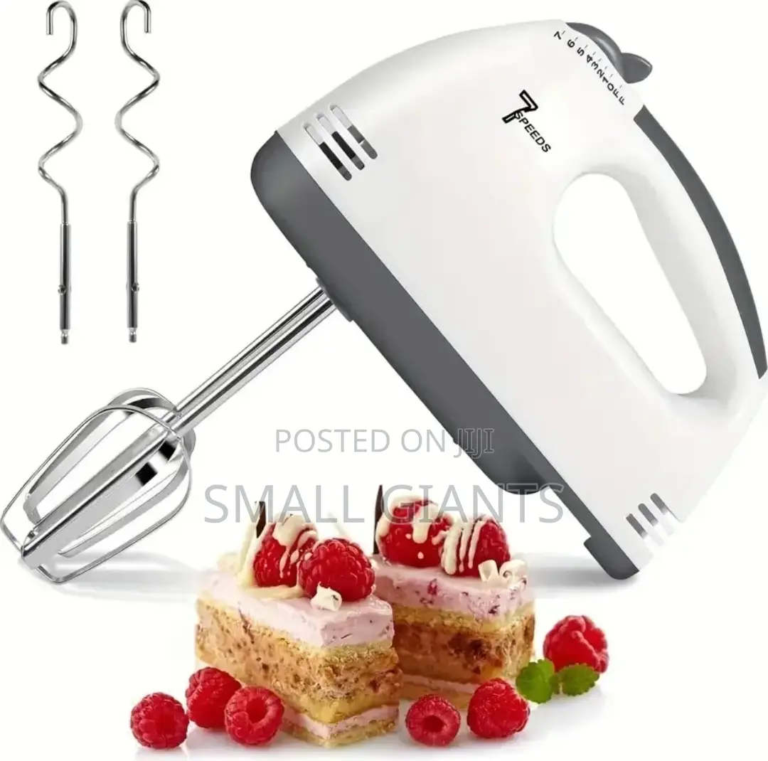 Electric Hand Mixer for Cake - White