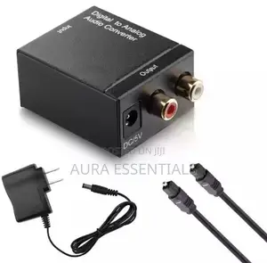 Digital to Analog Audio Converter Optical Fiber