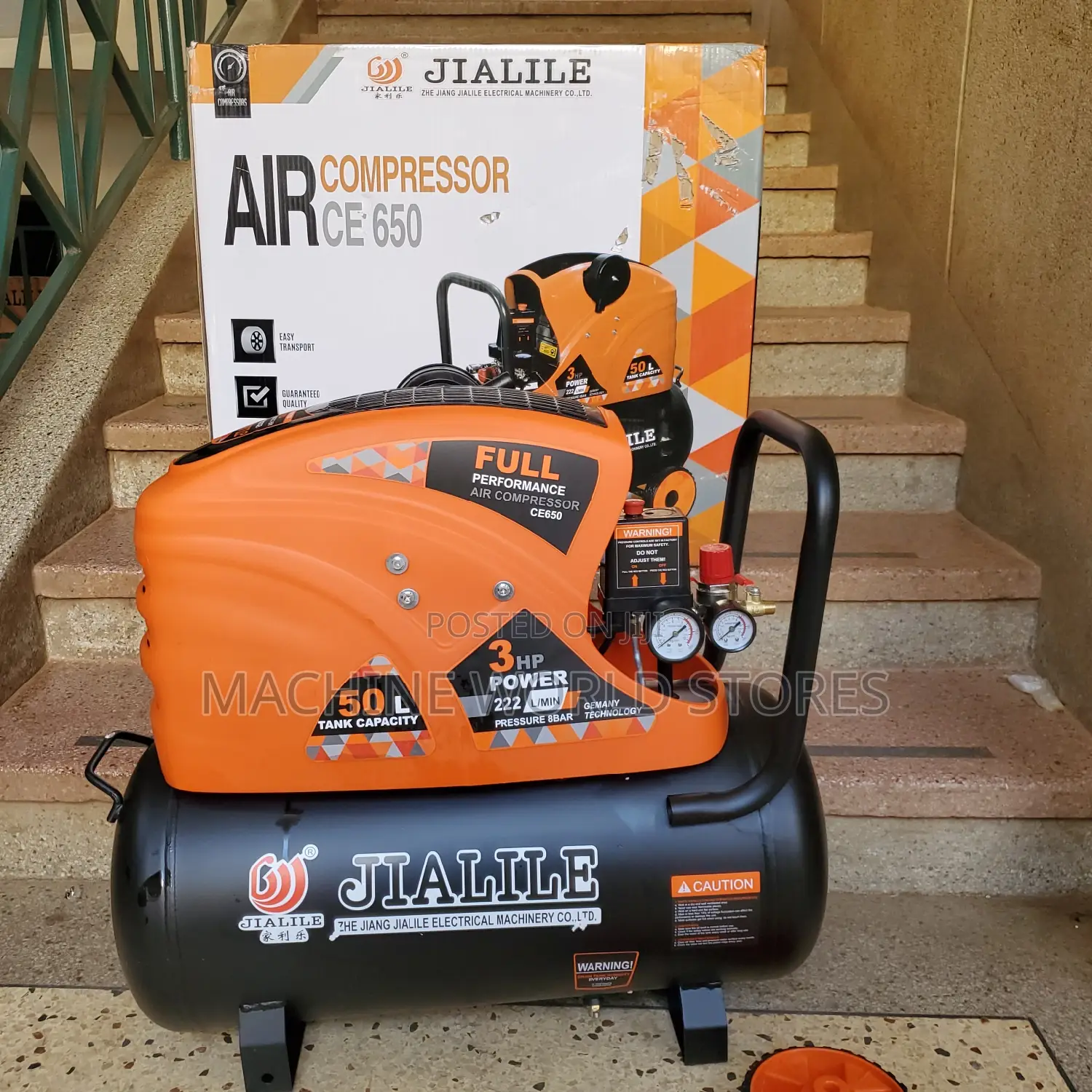 50L Air Compressor 3hp (Jialile)