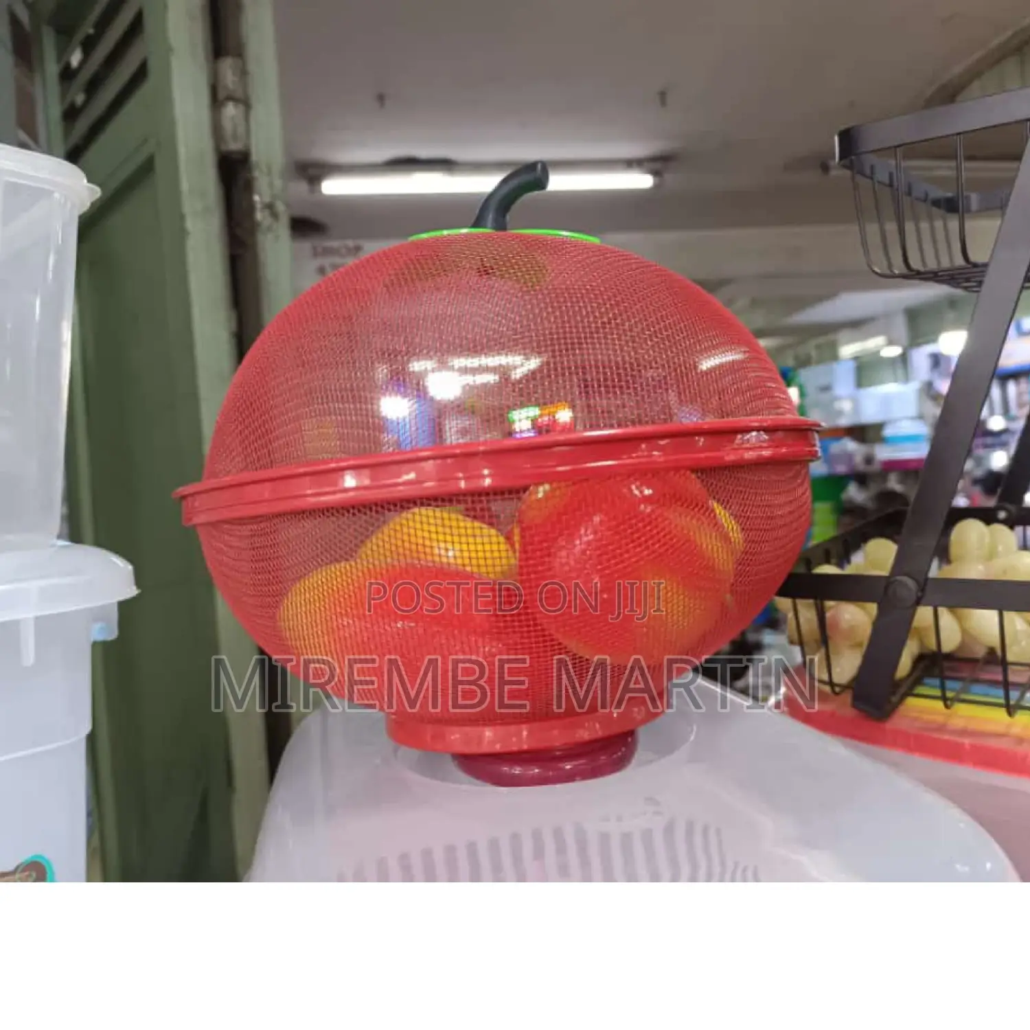 Multicoloured Mesh Vegetable, Fruit Storage Basket.