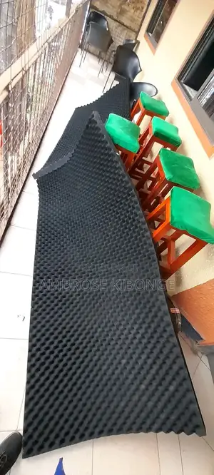 Black 4 by 6 Paired Acoustic Soundproof Panels Studio Foams.