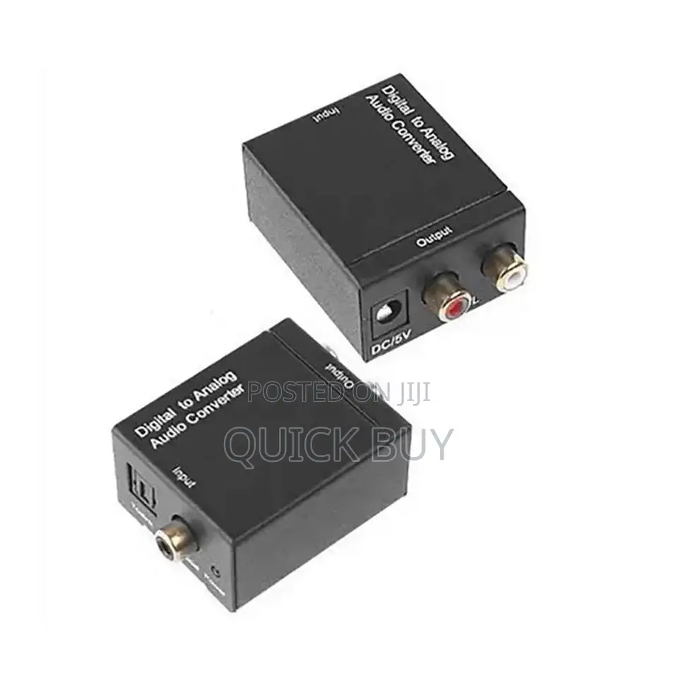 Digital to Analog Audio Converter Optical Fiber