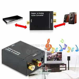 Digital to Analog Audio Converter Optical Fiber