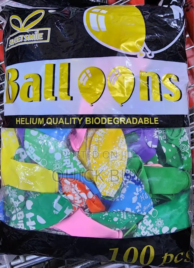 100pcs Happy Birthday Balloons