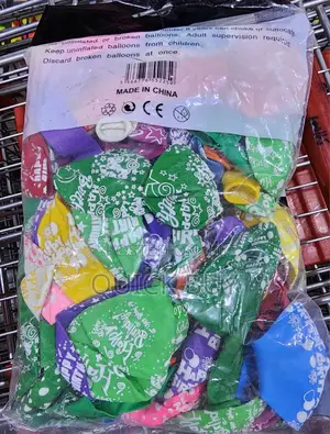 100pcs Happy Birthday Balloons