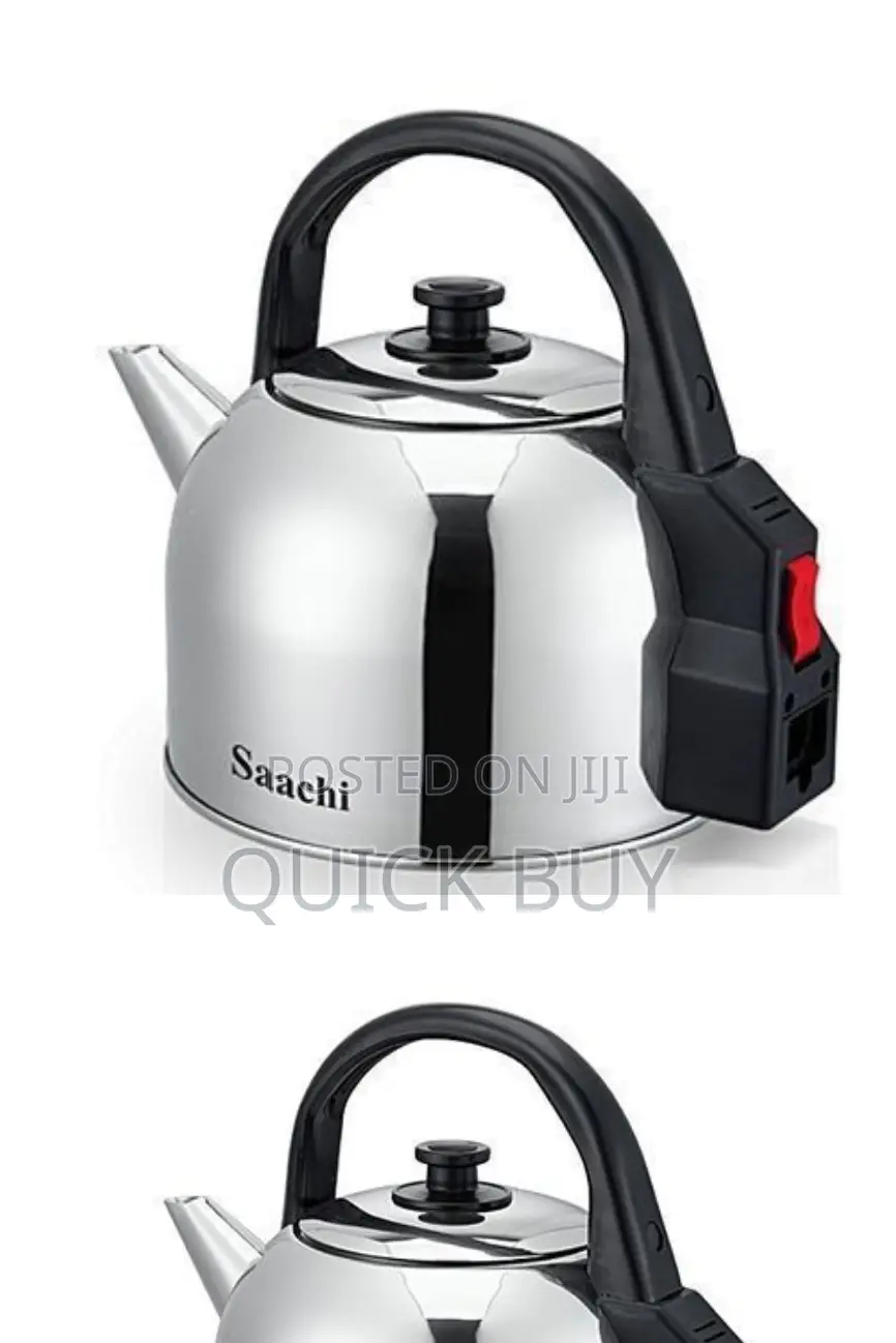 Saachi Electric Kettle - 5L - Silver
