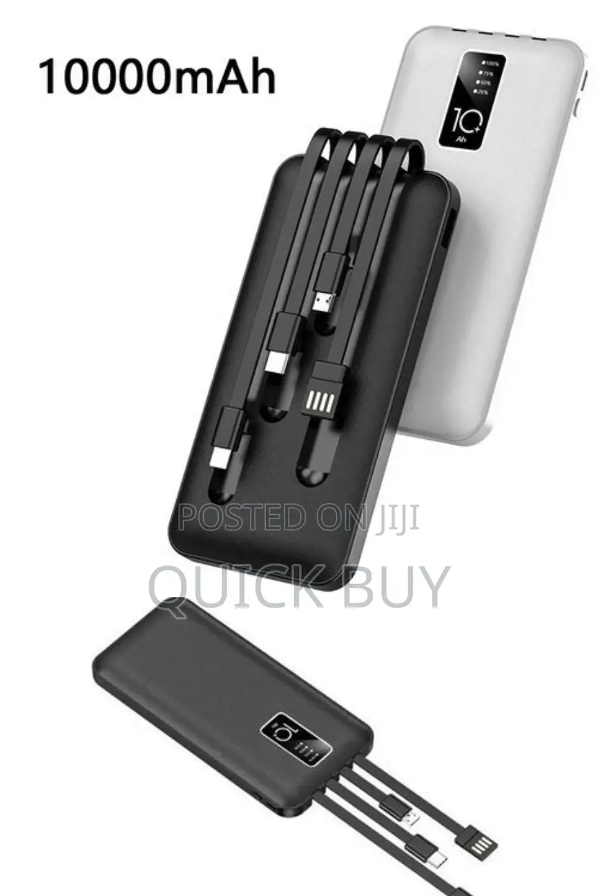 Fast Charging Power Bank for Charging 4 Devices at Once