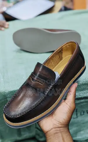 Original Men’S Casual Flat Sole Clarks Leather Moccasins