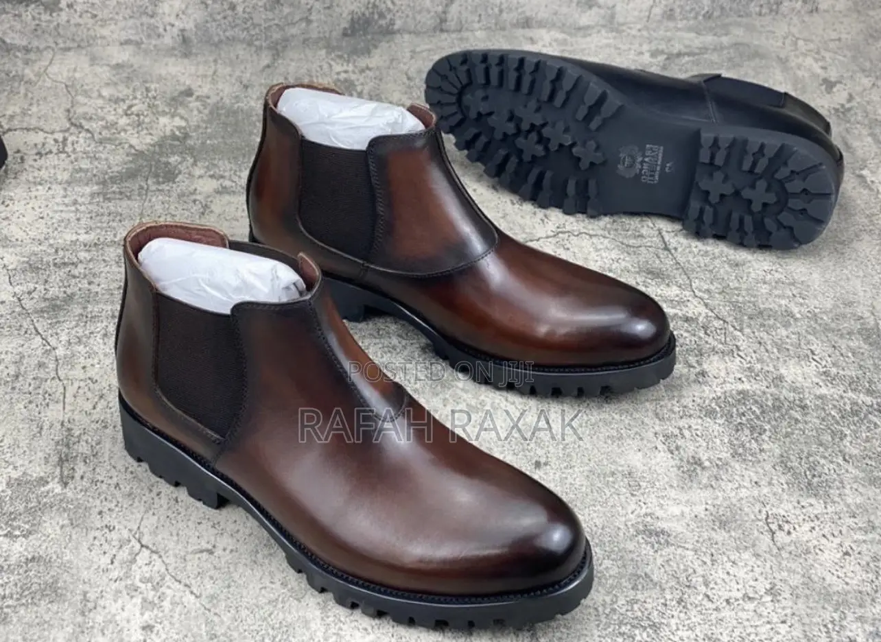Original Coffee Brown Men’S Franco Banetti Ankle Boots