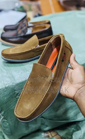 Original Classic Brown Flat Sole Men’S Polo Moccasins