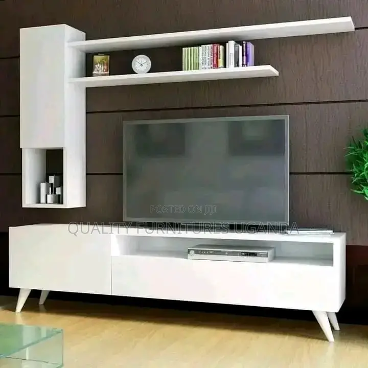 Tv Stand in White Color on Order