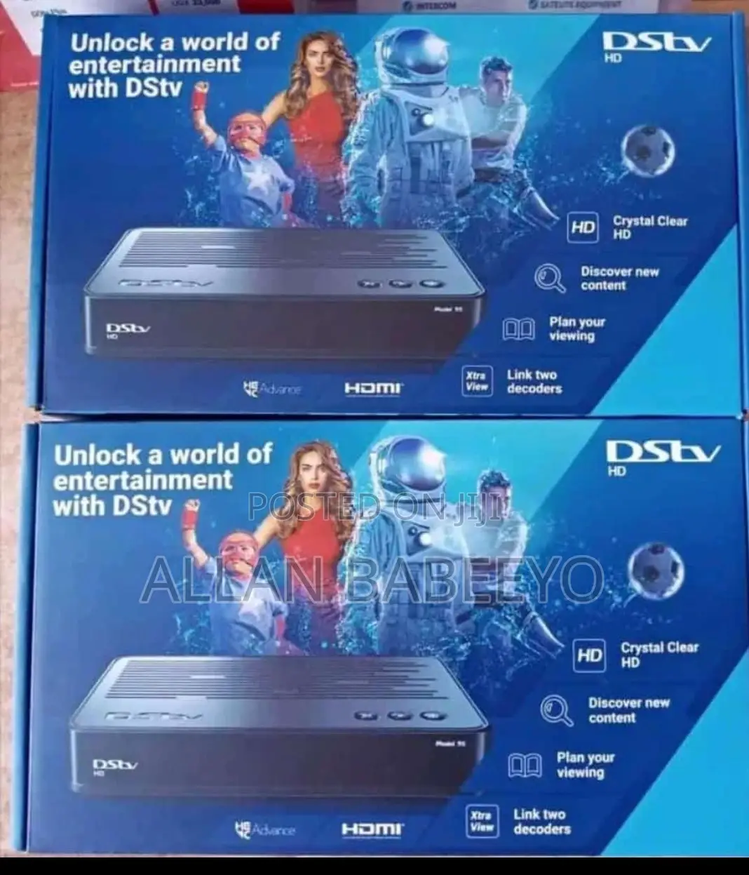 DSTV Decoders and Dishes Only Available