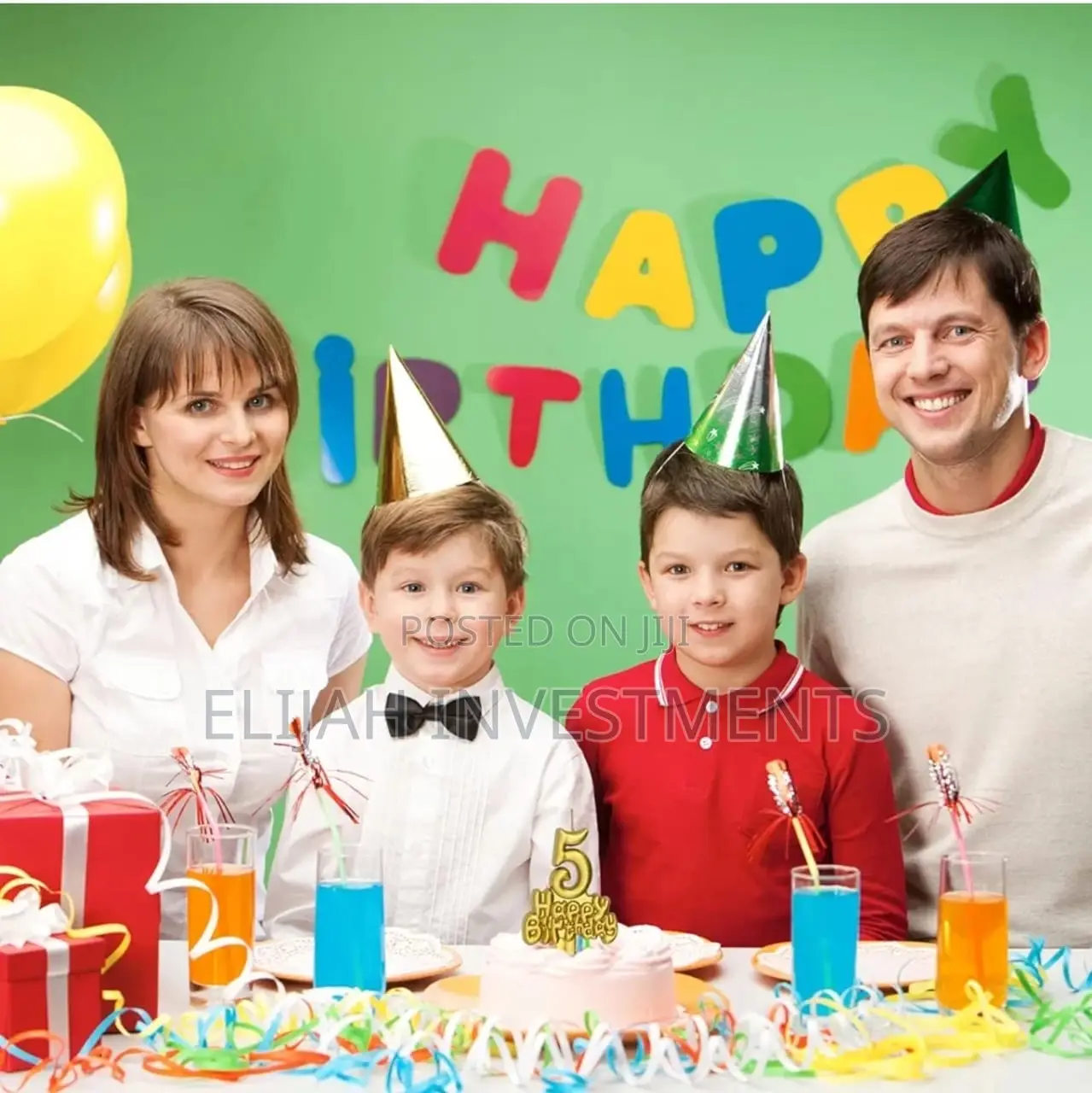 Happy Birthday Gold Number Candle