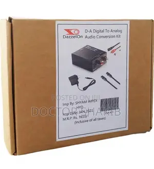 New Digital to Analog Audio Converter Optical Fiber