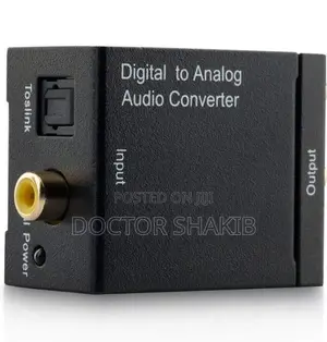 New Digital to Analog Audio Converter Optical Fiber
