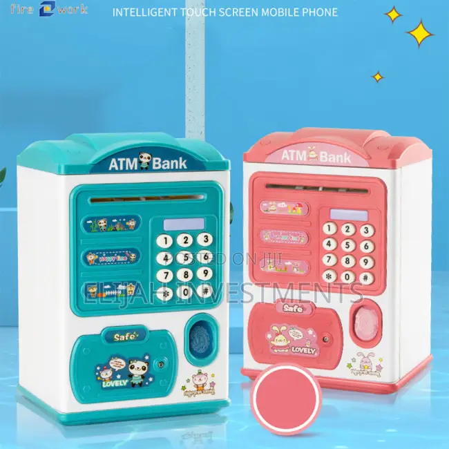 Kids Electric Finger Print Recognition Bank Box