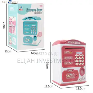 Kids Electric Finger Print Recognition Bank Box