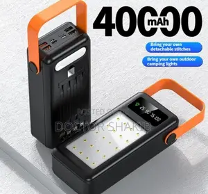 Large Capacity Fast Charging Power Bank With Cables