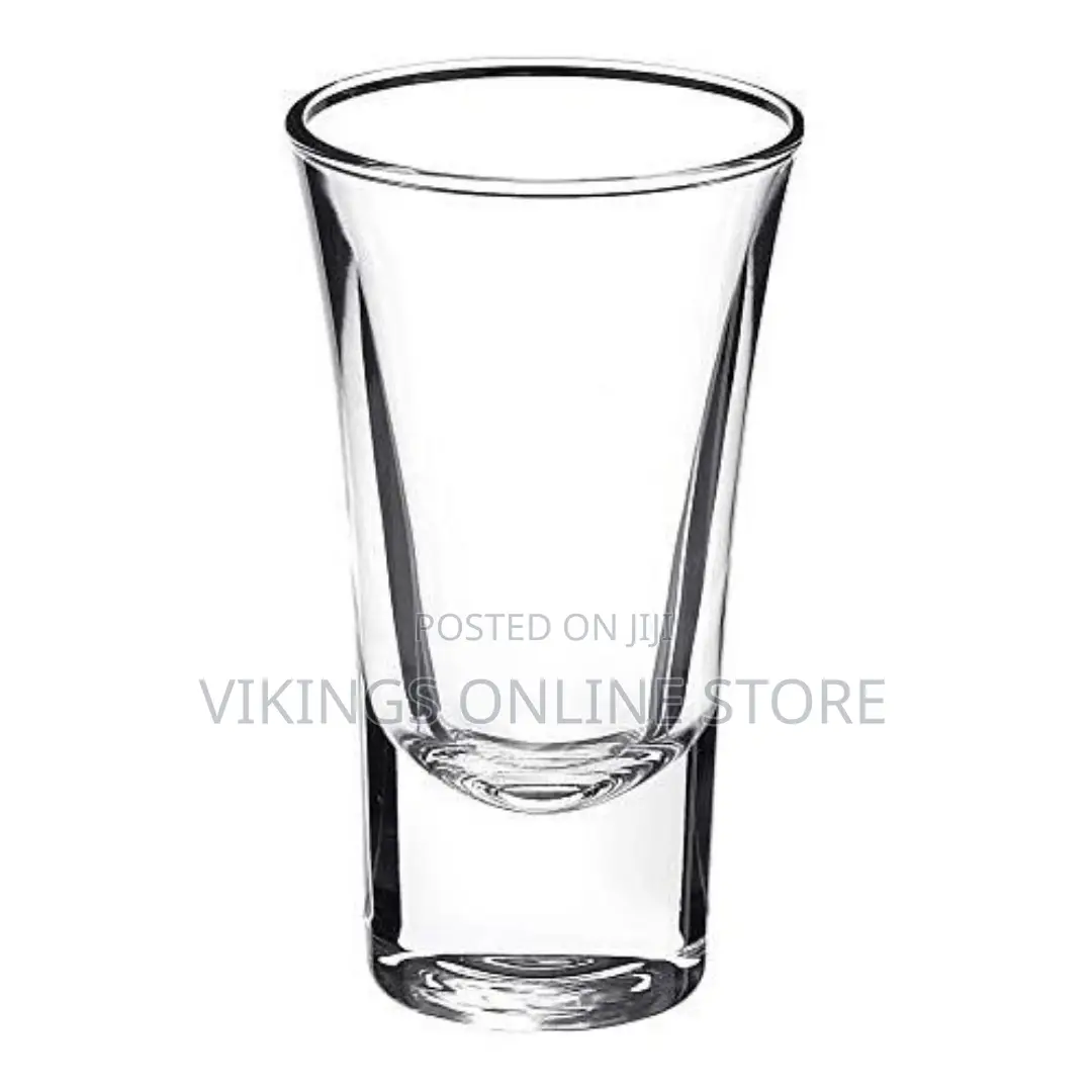 6 Pieces of Heavy Base Shot Glasses - Clear