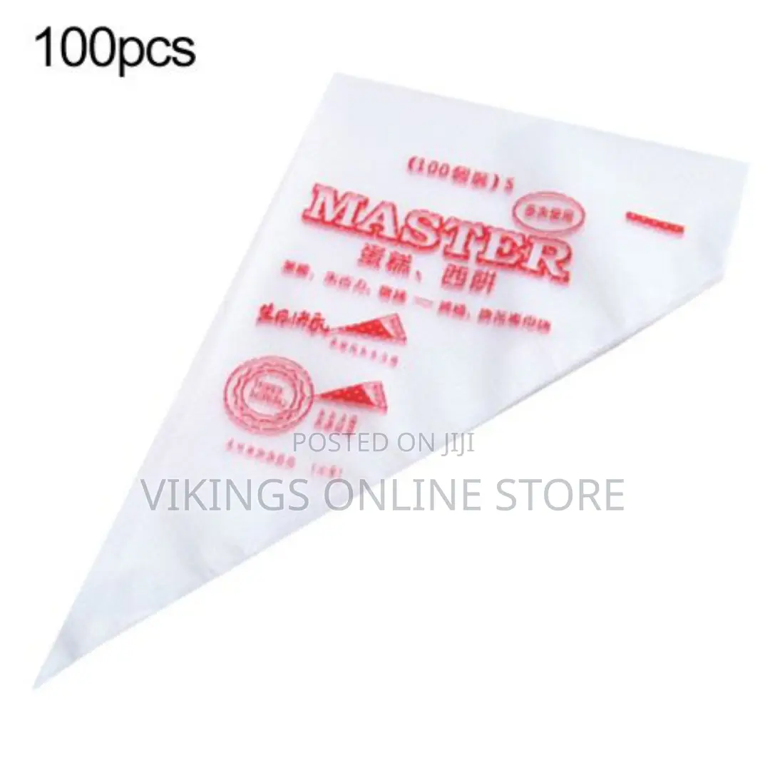 100pcs Disposable Piping Icing Bags Fondant