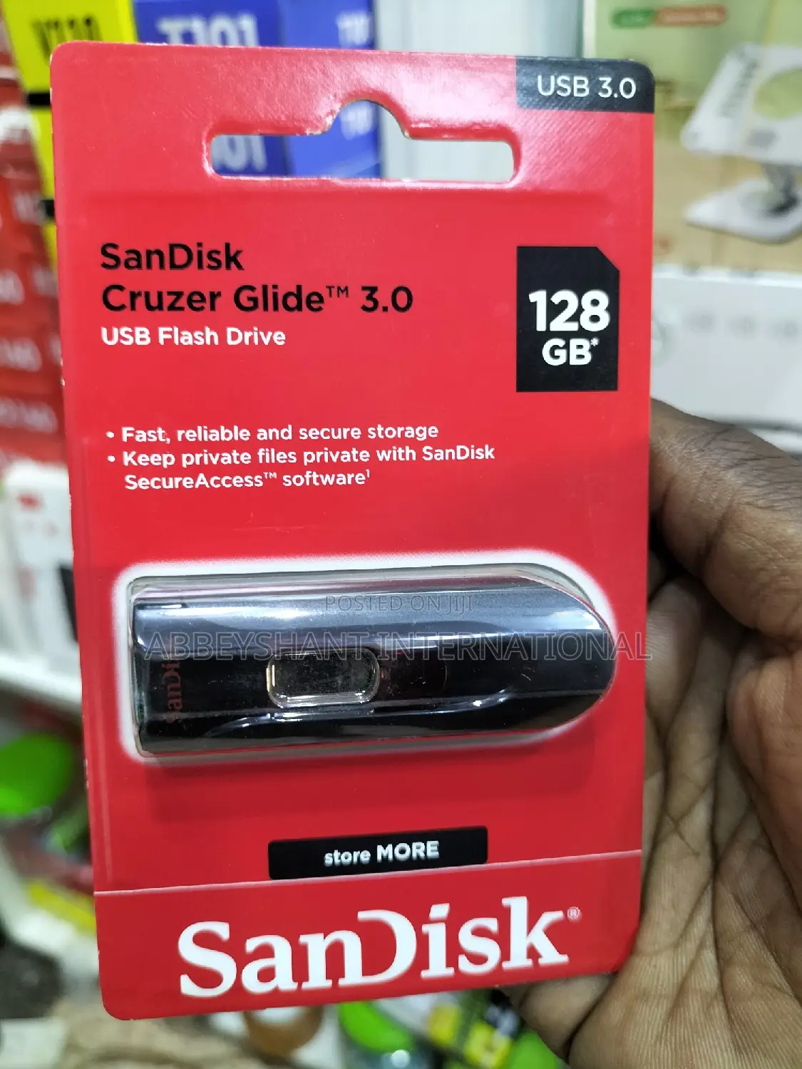 Sandisk Cruzer Glide 128GB USB Flash Drive Sdcz60-128gb
