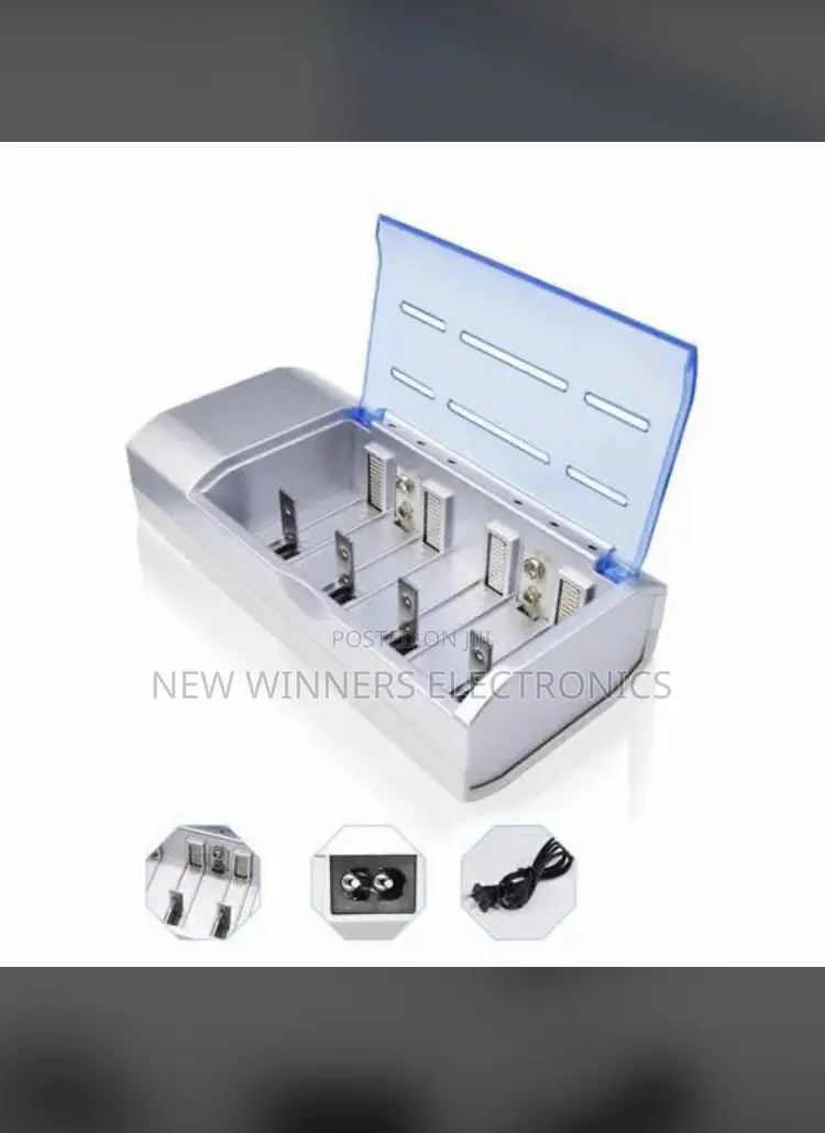 Battery Charger for Aa,Aaa,C and D