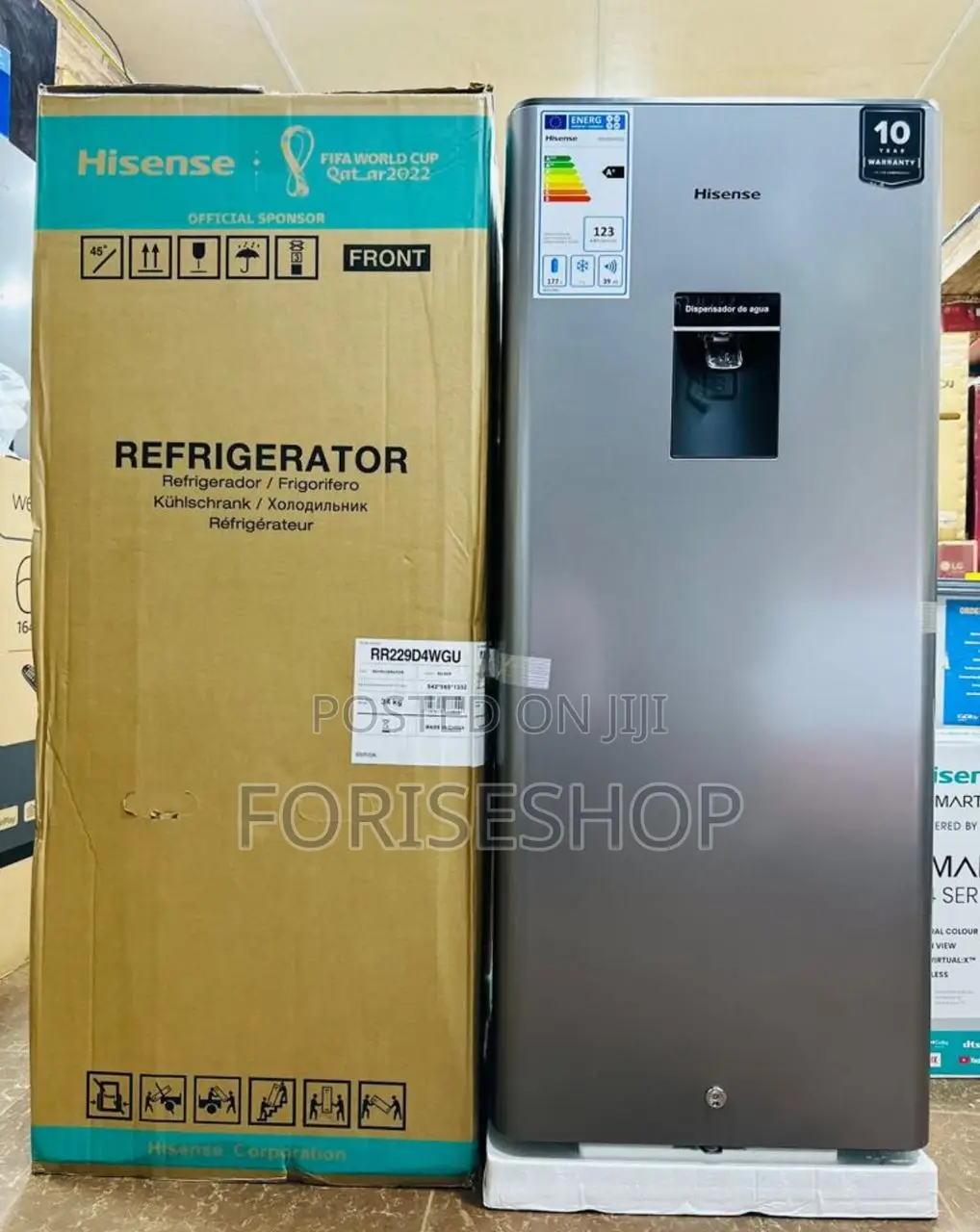 Hisense 229l Single Door Refrigerator With Dispenser