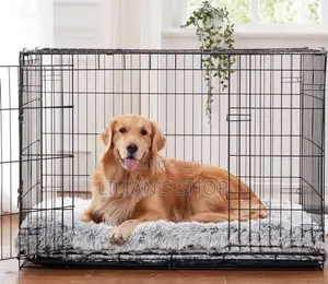 Durable Metallic Dog Crate