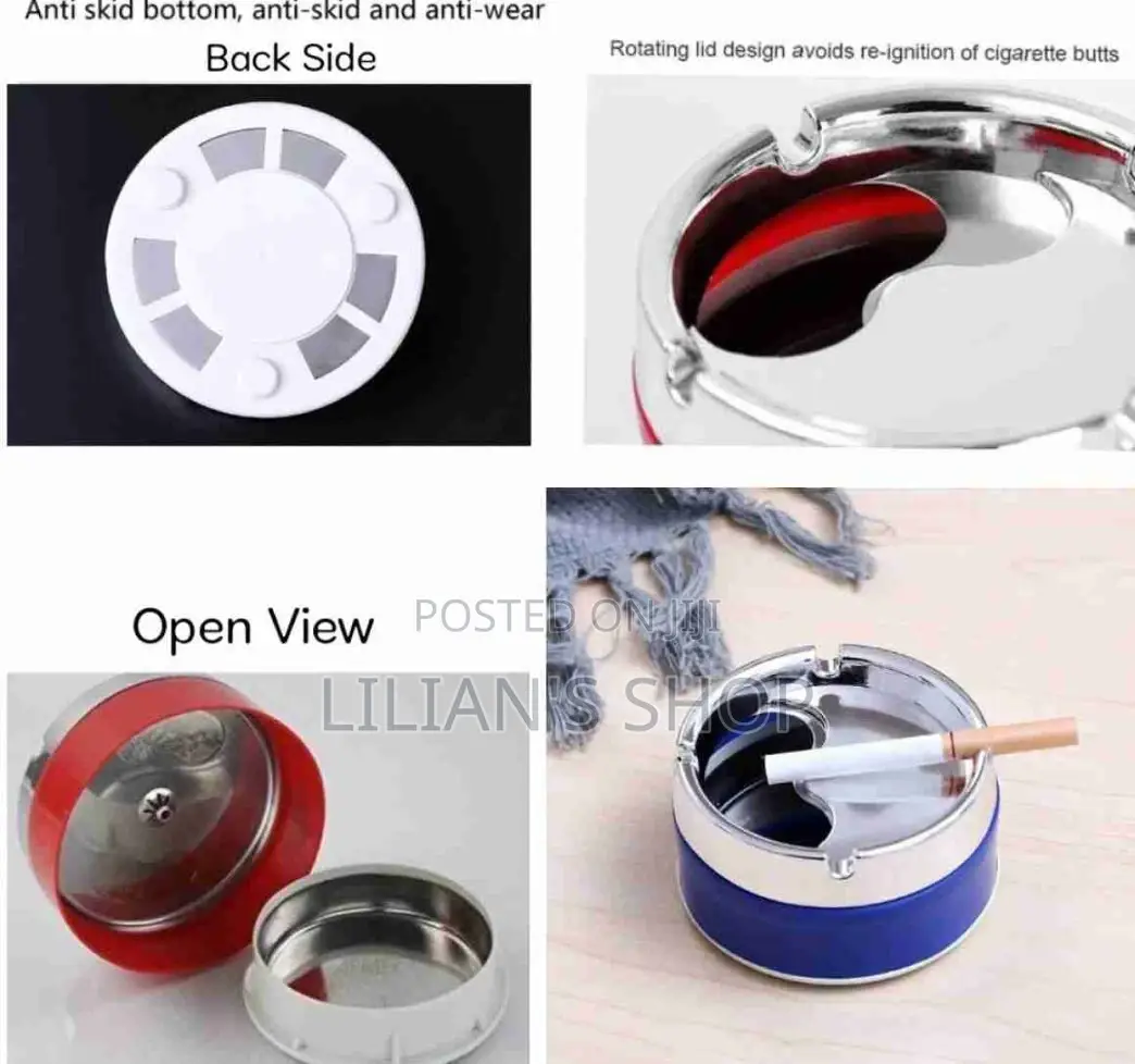Portable Home or Car Ash Tray
