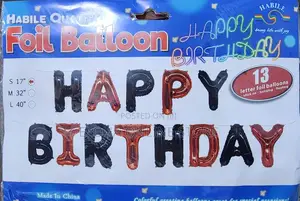 17" Happy Birthday Foil Balloons