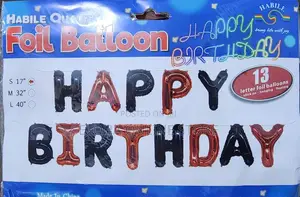 17" Happy Birthday Foil Balloons