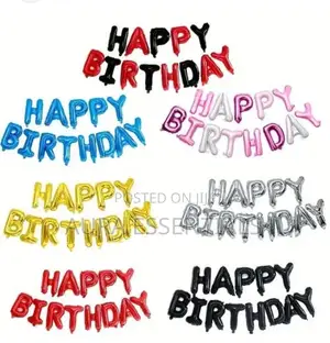 17" Happy Birthday Foil Balloons