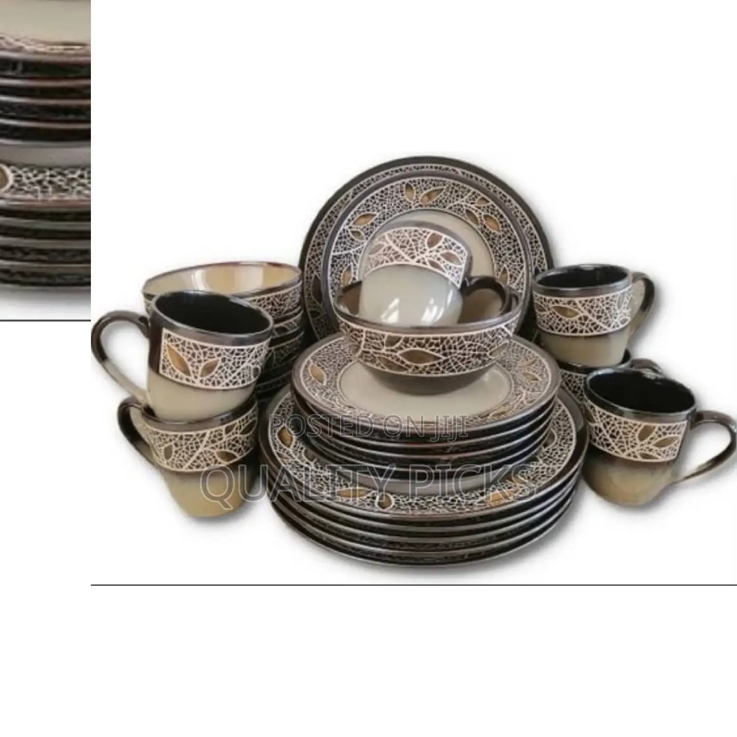 Leaf Designed Dinner Set