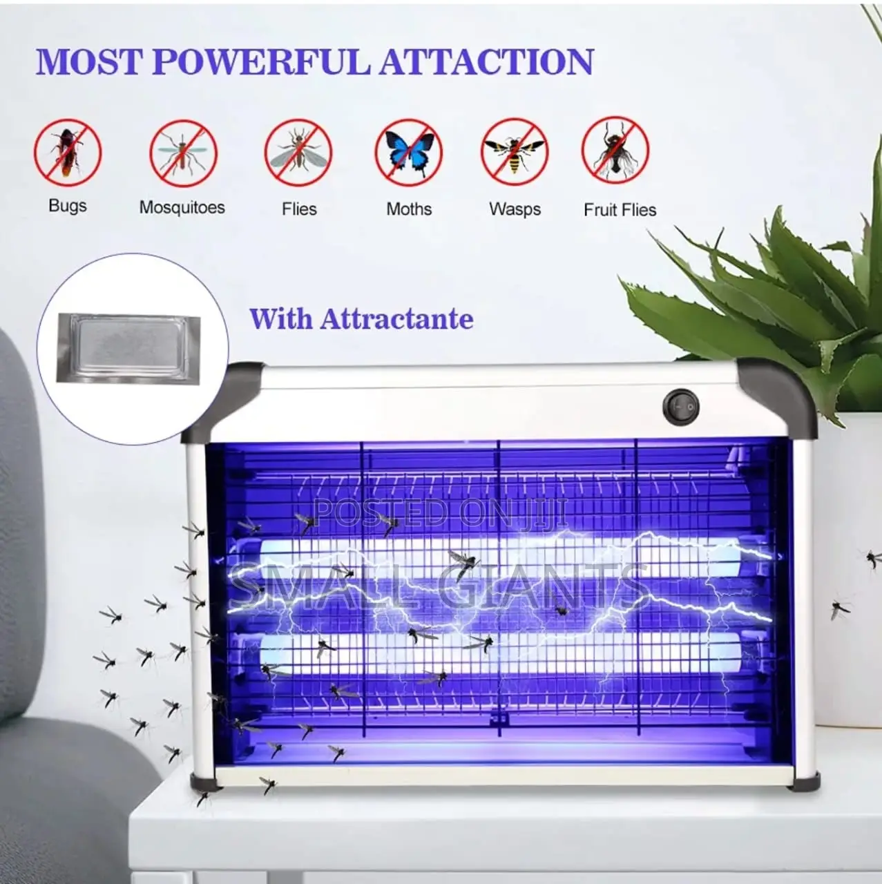 WINING STAR 30W Electronic Rechargeable Mosquito Killer Lamp