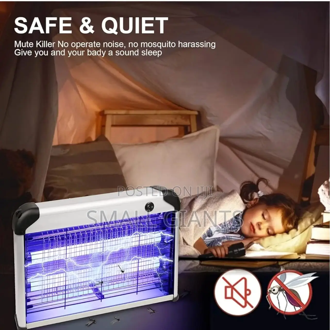 WINING STAR 30W Electronic Rechargeable Mosquito Killer Lamp