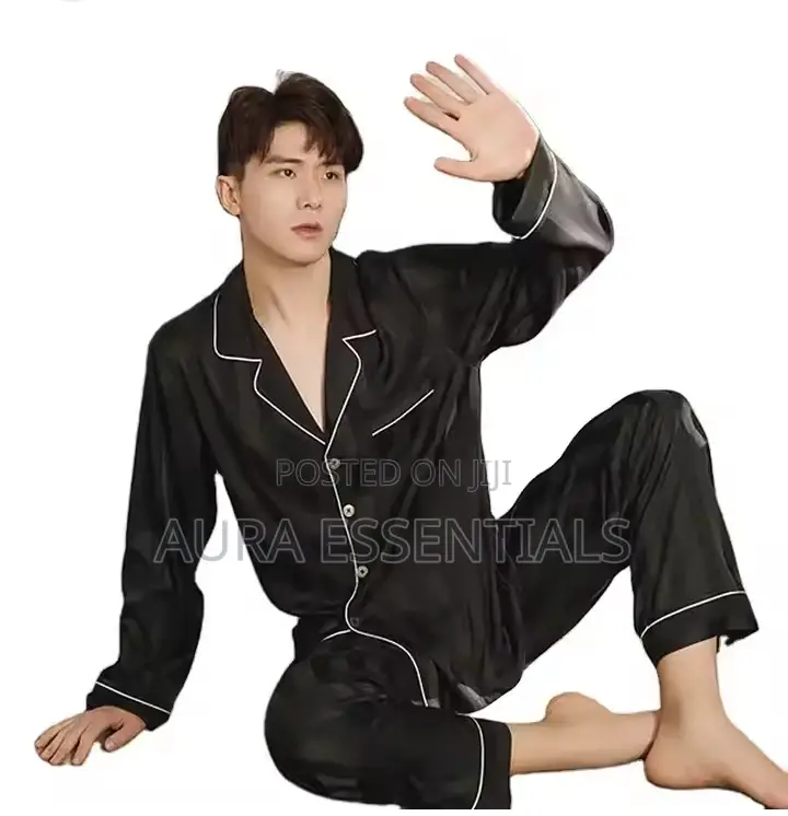Sleepwear Silk Satin Pajamas