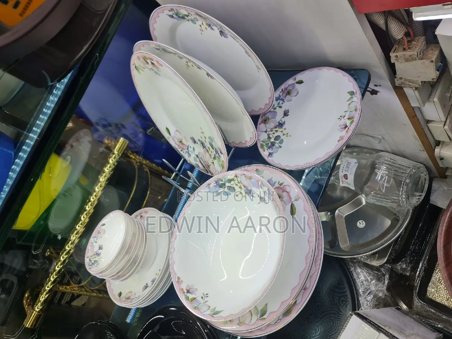 White Floral Dinner Set 27pcs