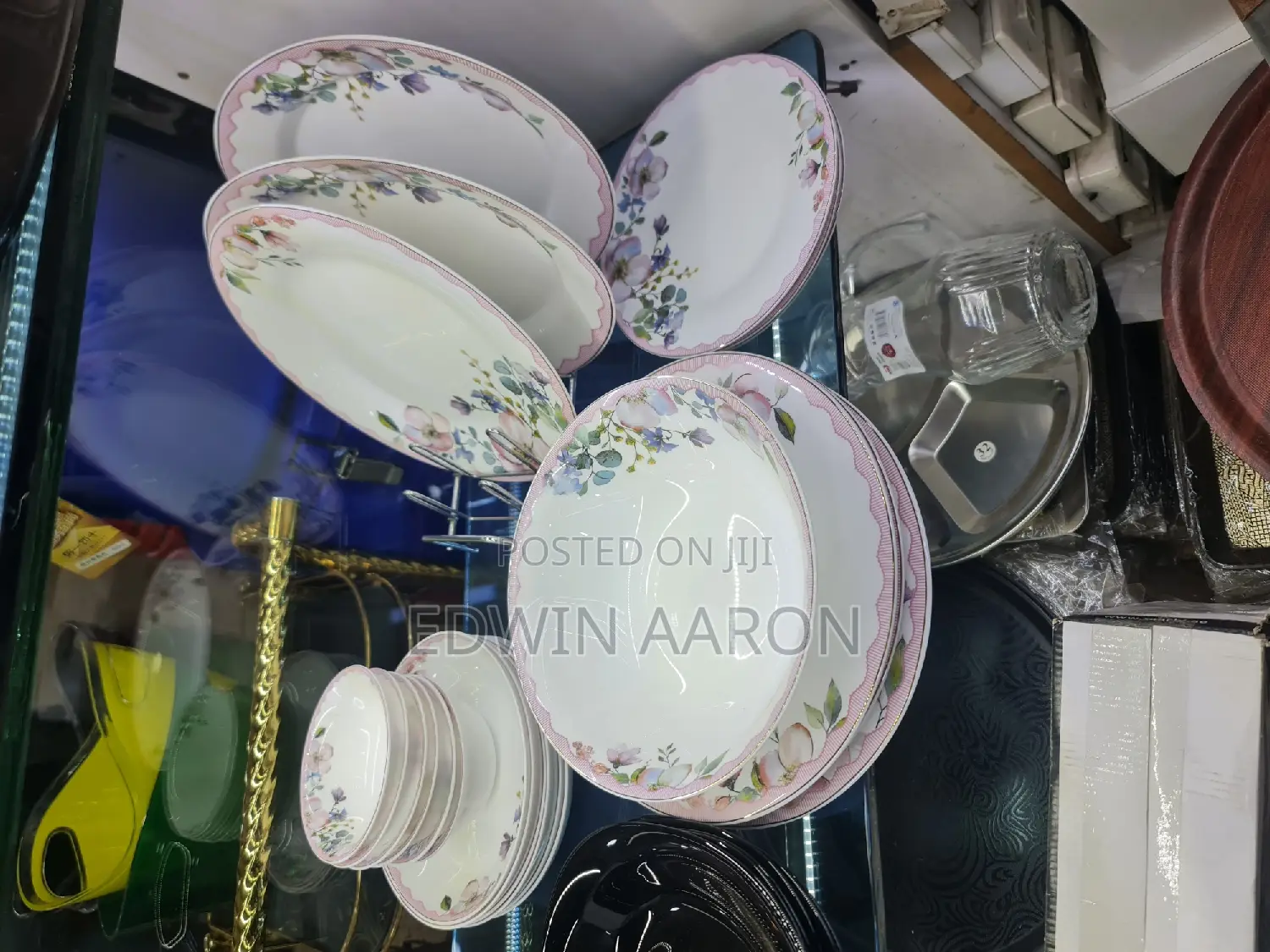 White Floral Dinner Set 27pcs