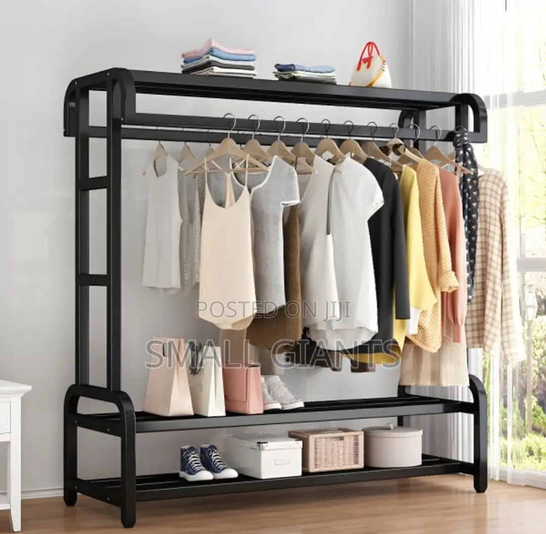 Modern Style Free Standing Metal Clothes Rack