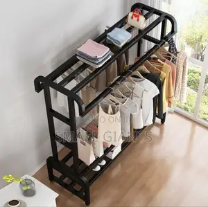 Modern Style Free Standing Metal Clothes Rack