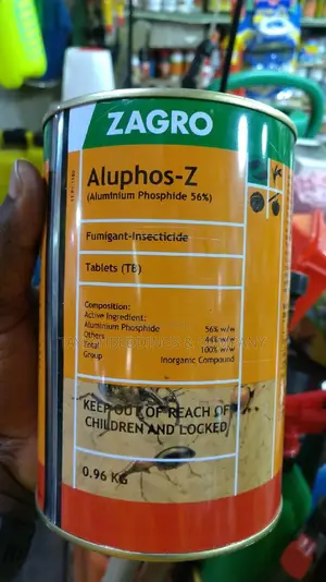 ZAGRO ALUPHOS -Z -960g Tin Fumigation Insecticide Tabs
