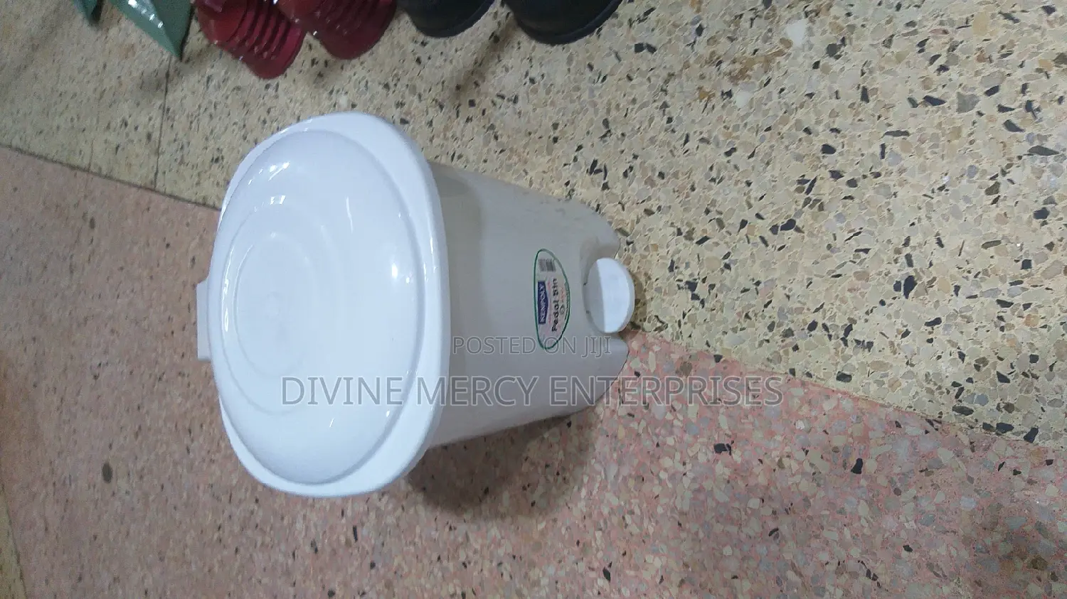 Astep on Dustbin