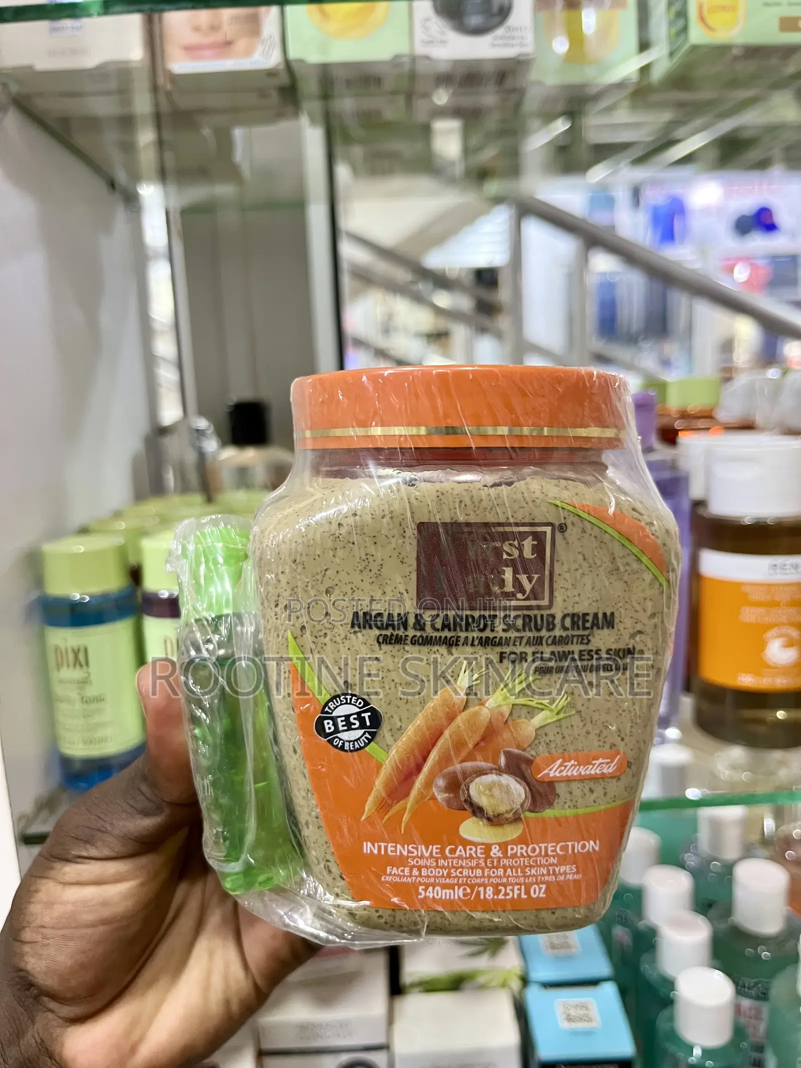 First Lady Argan Carrot Scrub Cream