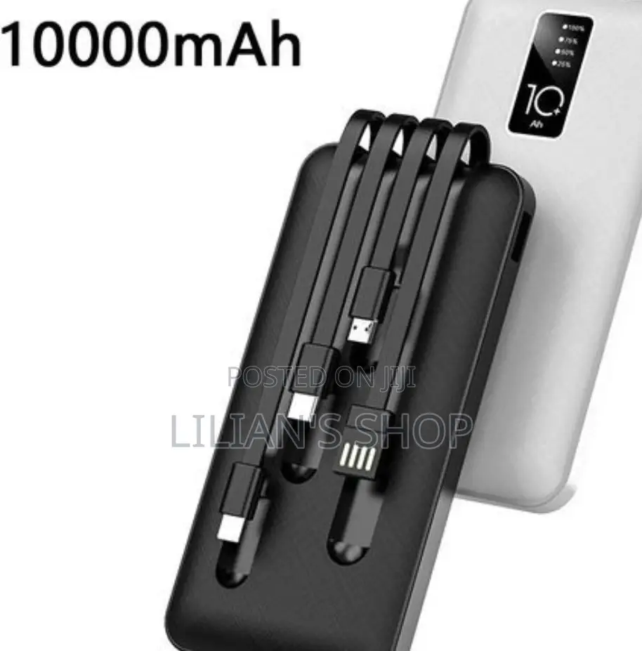 1000mah Fast Charging Power Bank 4 Ports