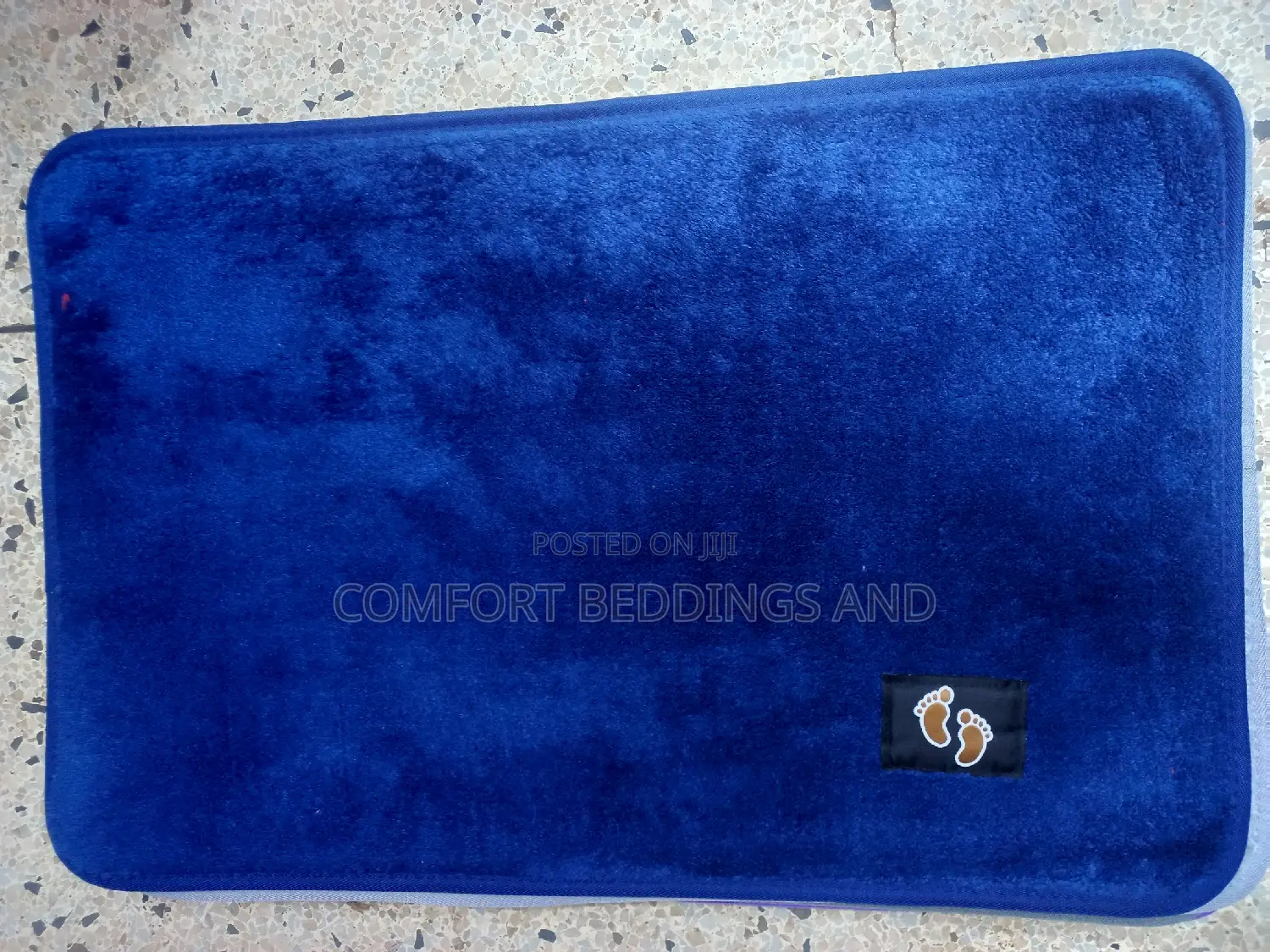 Smooth Door Mat Blue