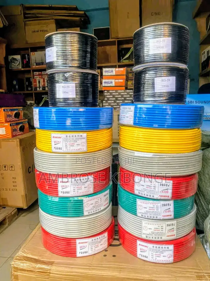 High Grade Low Noise 100 Yards Full Roll Microphone Cables.