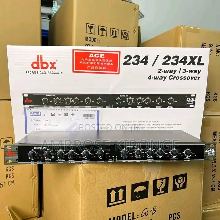 Clear Sound DBX 234/234xl Equalizer Stereo 234way Crossover.