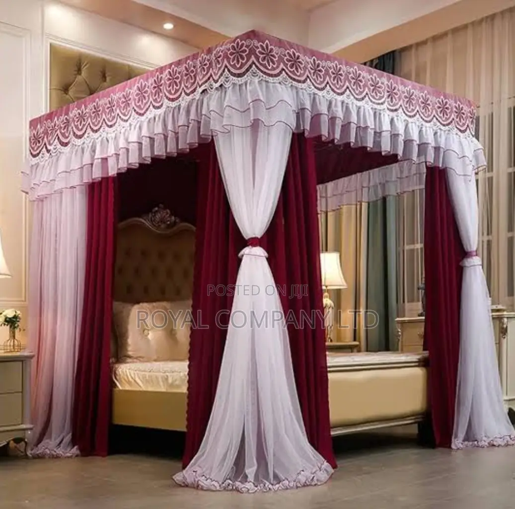 Four Stand Curtain Mosquito /King Size Bed Looks